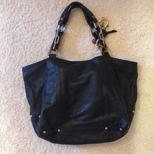 Juice Couture black leather purse